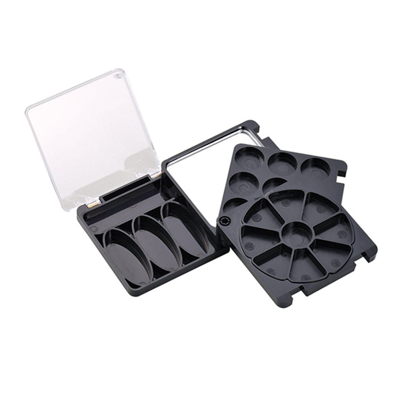 Квадратный многослойный матовый футляр для теней для век XQ003