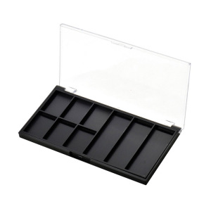 9 Color Rectangular Flip Top Eye shadow box XQ127