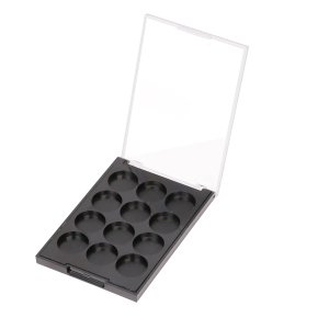 원형 구멍 XQ212가 있는 멀티 컬러 직사각형 아이섀도 상자