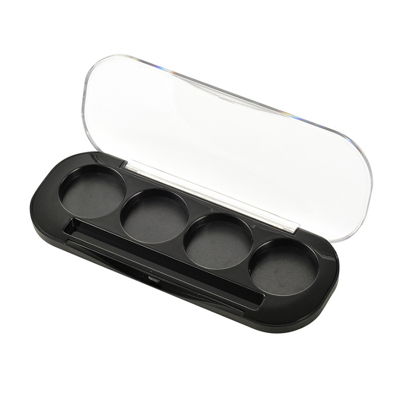 Oval 4 Color Flip Top Eye shadow box XQ157-2