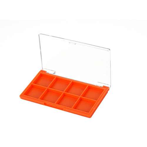 Multi Compartment Rectangular Flip Top Eye shadow box XQ322