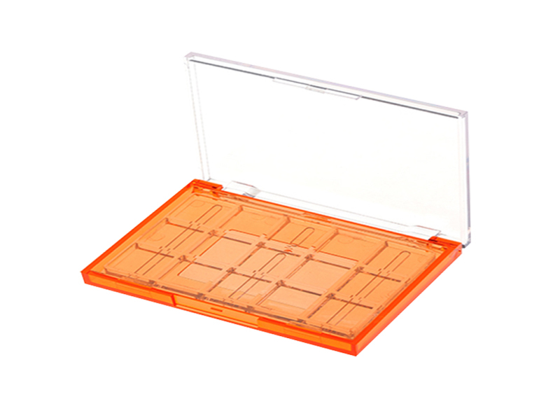 Eye shadow box with Transparent Lid and Snap Closure XQ343