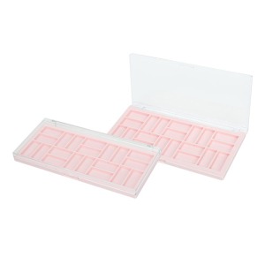 투명 뚜껑 XQ489가 있는 직사각형 다중 칸막이 아이섀도 박스