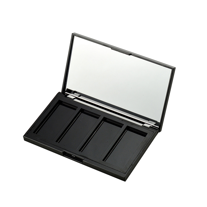 Flip Top 4 Compartment Eyeshadow box with Mirror XQ108-2