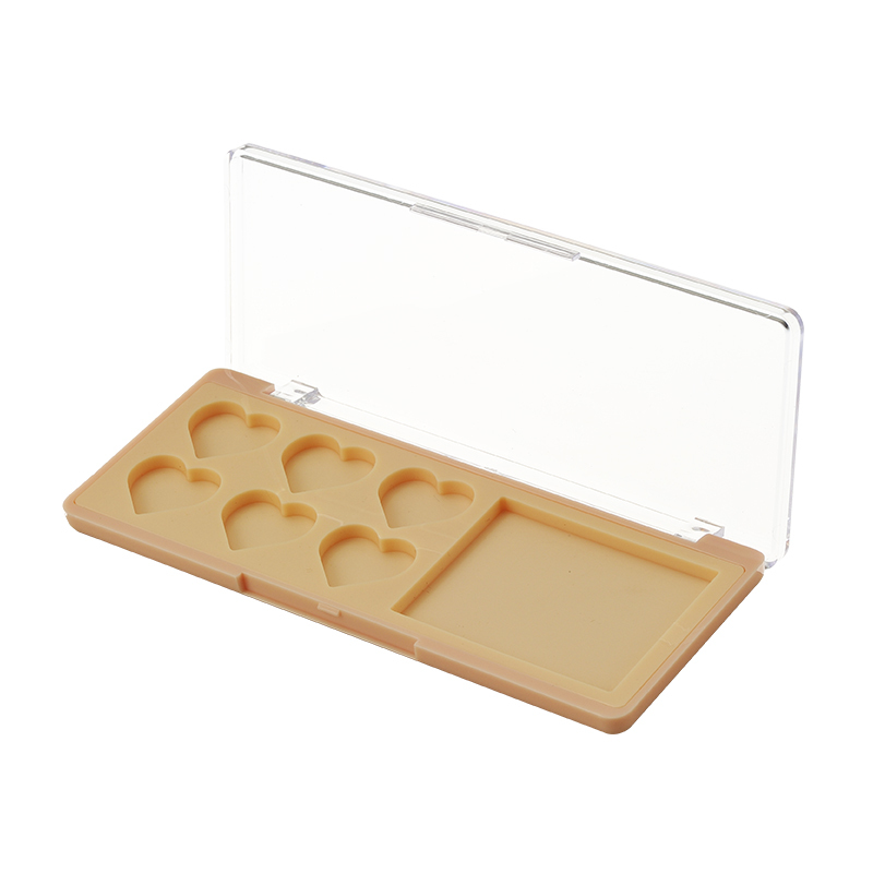 Portable Eye shadow box with Transparent Lid XQ425