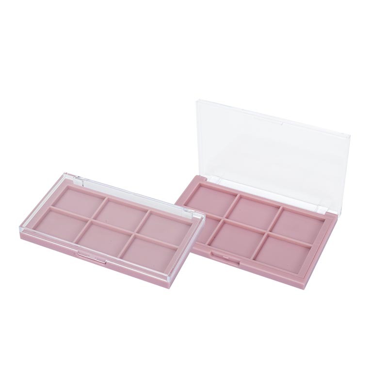 6 Compartment Rectangular Eye shadow box XQ461