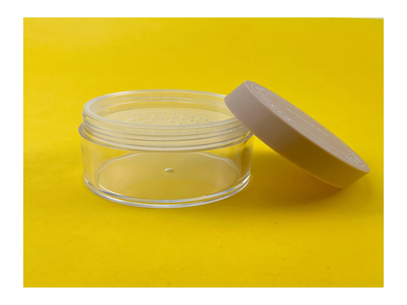 Round Medium Compartment Compact Powder Case QF055