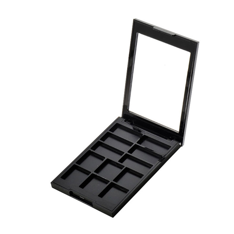 Rectangular 12 Color Empty Eye shadow box XQ133