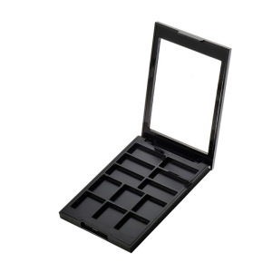 Rectangular 12 Color Empty Eye shadow box XQ133
