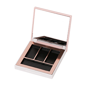 Magnetic 3 Color Eye shadow box with Brush Slot XQ165-3