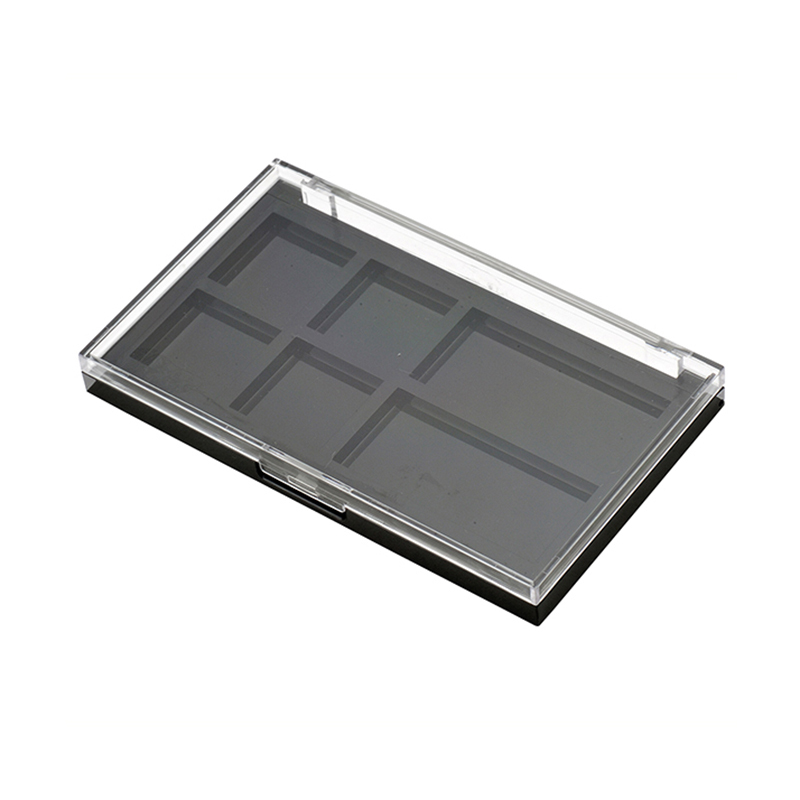 Six Compartment Rectangular Eye shadow box XQ109