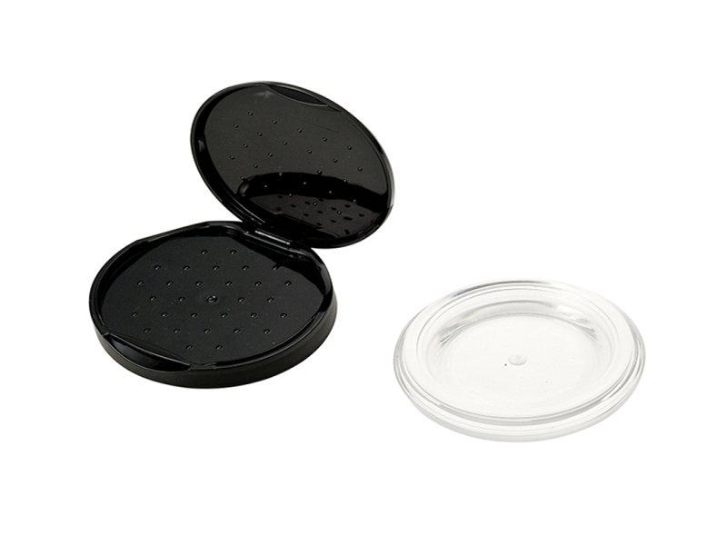 Round Setting Compact Powder Case Container QF009