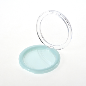 Xingqiao Plastic Round Empty Compact Powder Case Single Pan with Transparent Cover QF047