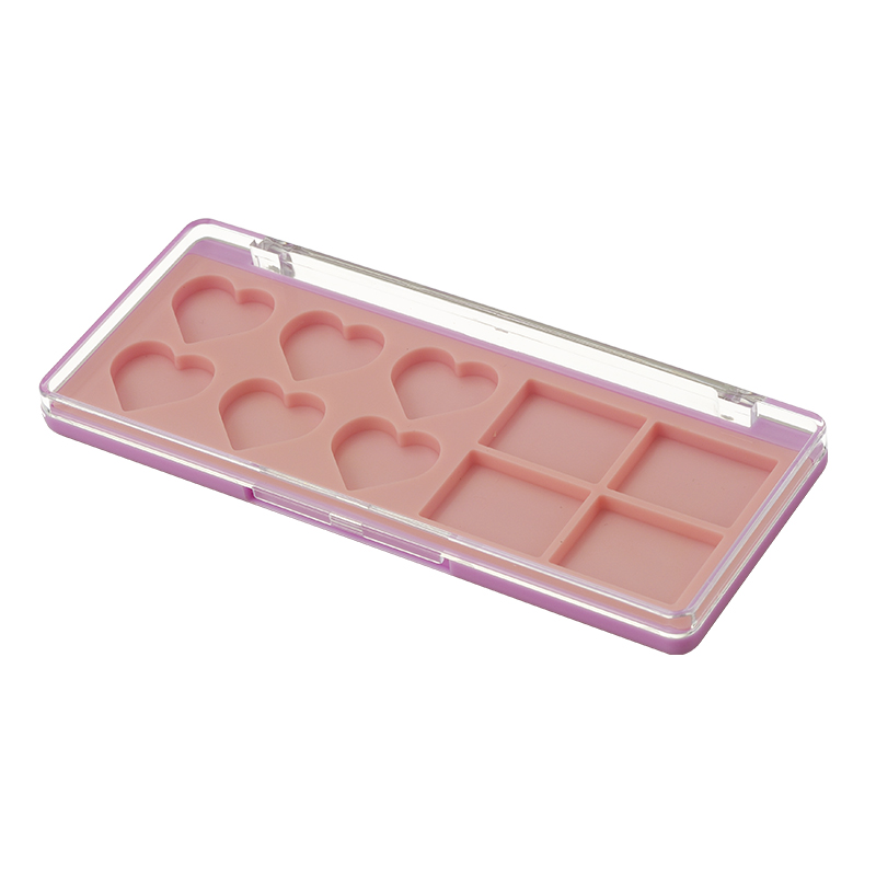  Rectangular Makeup 10 Grids Eye Shadow Case Portable XQ428