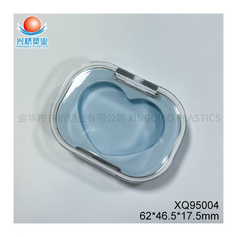 Newest Design Eco-friendly Eye Shadow Palette with Heart-Shaped Pan  XQ95004