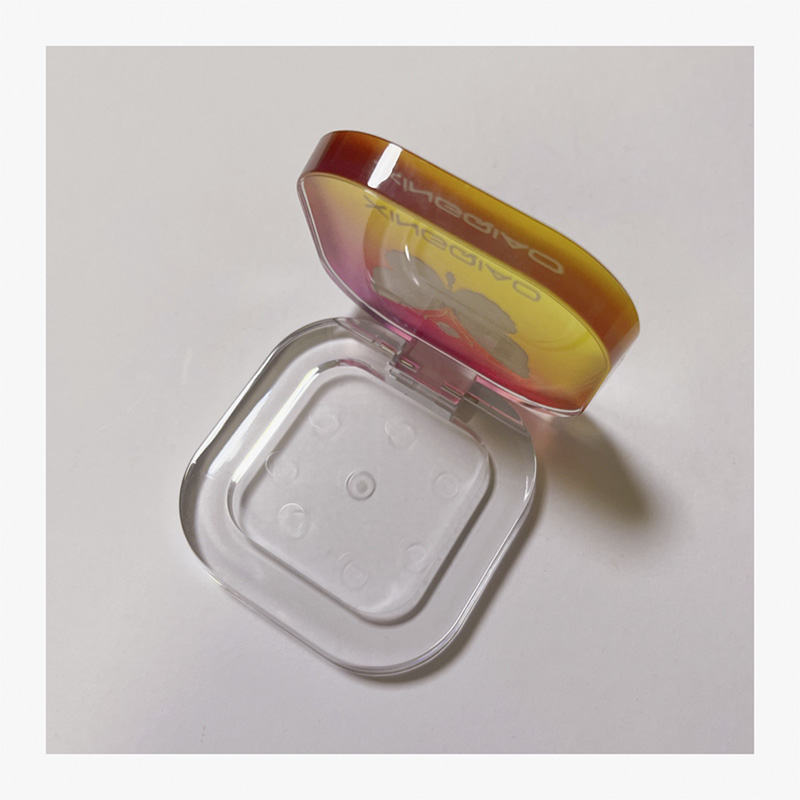 New Trend Transparent Flower-Shaped Eye Shadow Case Travel XQ90803