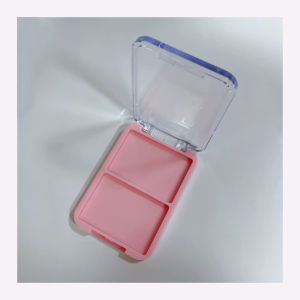 Empty Cosmetic Packaging 2 Color Stylish Eye Shadow Palette Case XQ93013