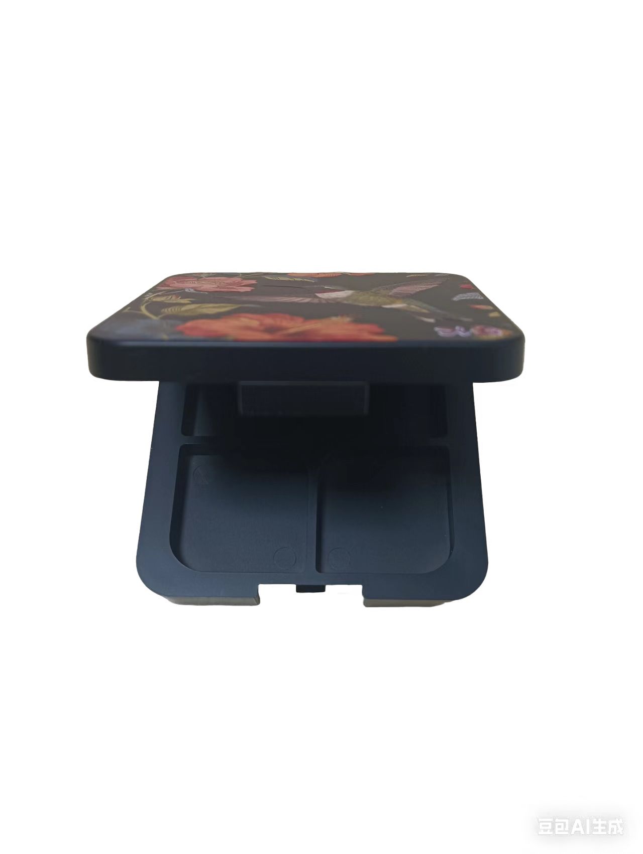 Flower-Shaped Eye Shadow Box 4-Color Equipped Mirror Cosmetic Packaging Eyeshadow Palette XQ93606