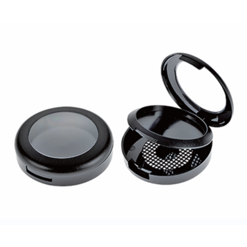Matte Classic Black Dia 75mm Compact Powder Cases QF006