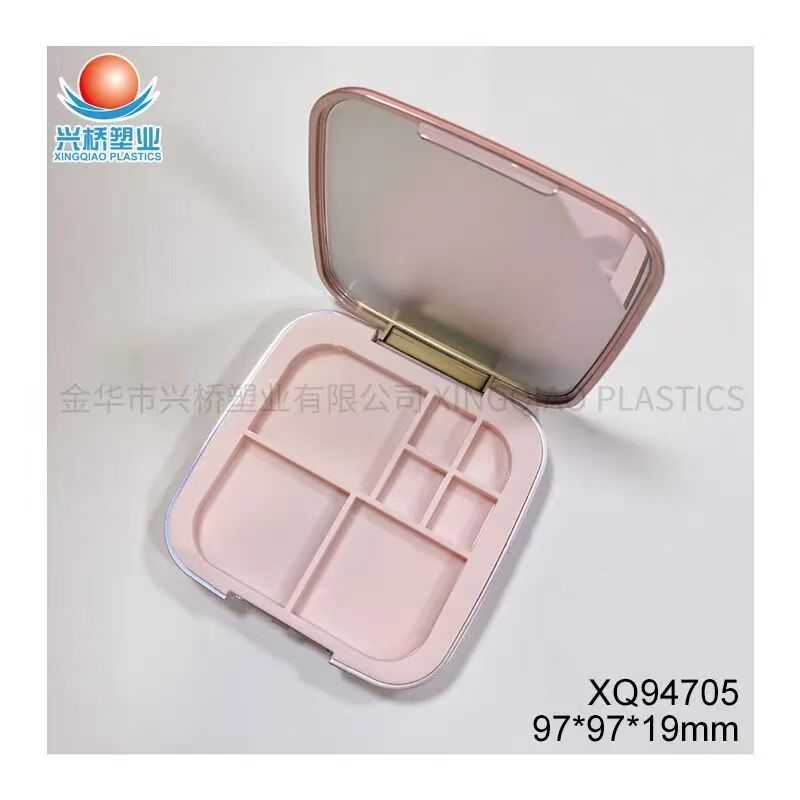 Seven-grid eyeshadow packaging