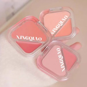 Dual-color blush palette