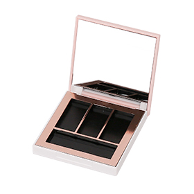 Factory Premium 3-color eye shadow box with brush slot XQ165-3
