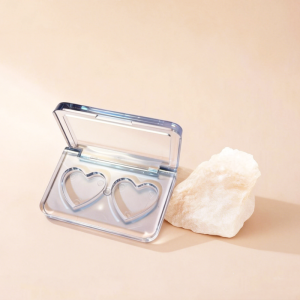 Heart-shaped double-compartment multi-functional packaging material