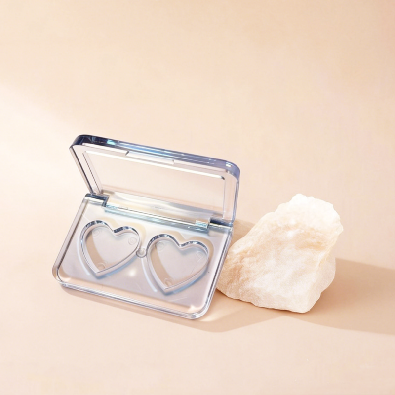 Heart-shaped double-compartment multi-functional packaging material