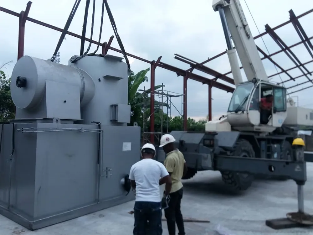 A company in Bangladesh purchased five economical, mobile incinerator system to destroy medical waste in rural clinics and hospitals.