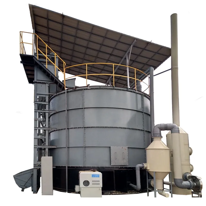 A durable stainless steel agricultural waste fermentation tank equipment with double-layer insulation