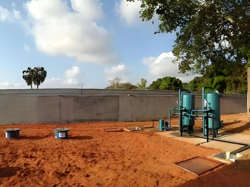 Angola power plant purchased equipment that can treat 5 cubic meters residential sewage per hour.