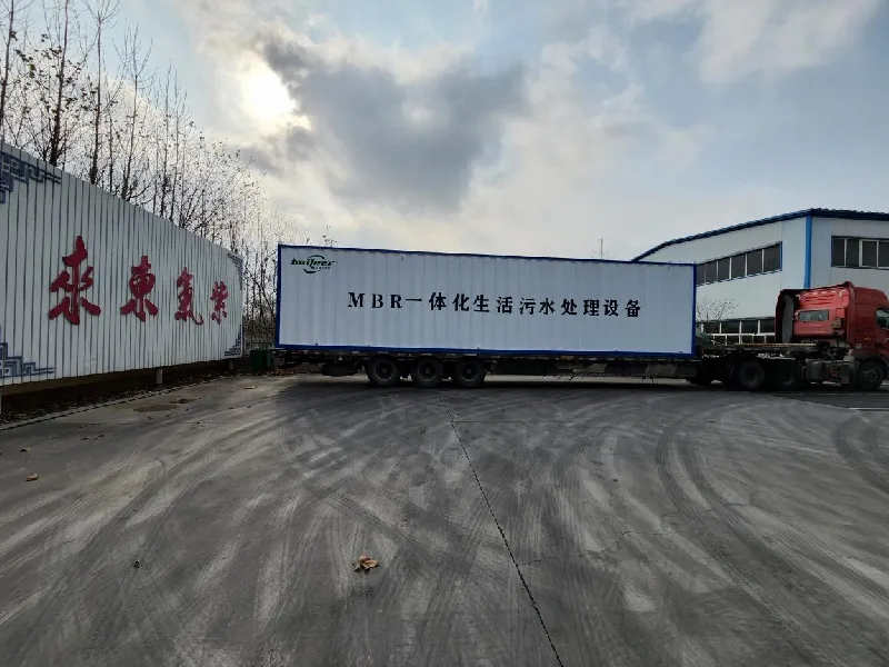 A 150 tons per day (TPD) domestic wastewater treatment project was carried out.