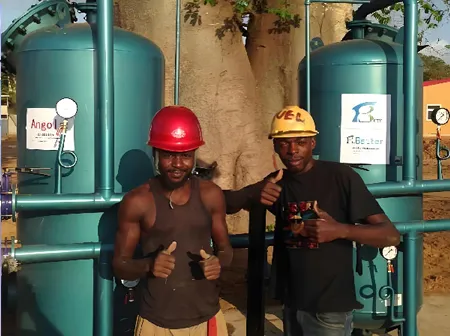 A central el&eacute;ctrica de Angola adquiriu equipamento capaz de tratar 5 metros c&uacute;bicos de esgoto residencial por hora.