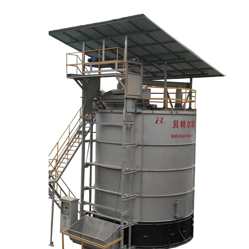 Farm Waste Disposal Compost Fermentation Tank High Temperature Environmental Protection Automatic Motor Driven 120m