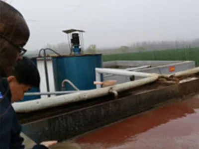A client, a food company in Shandong purchased our equipment to treat 2000 tons of slaughterhouse wastewater per day.