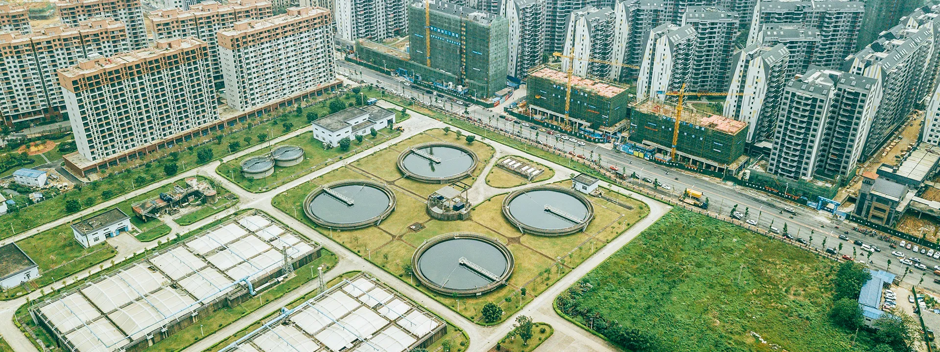 Esta&ccedil;&atilde;o de tratamento de &aacute;guas residuais residenciais
