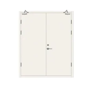 Multifunctional fireproof safety door
