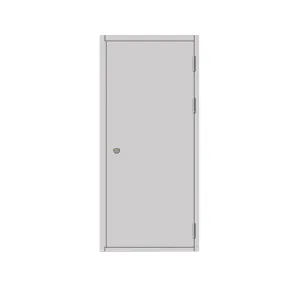 Fire-resistant and heat-insulating steel doors