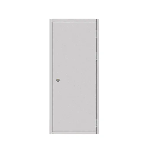Fire-resistant and heat-insulating steel doors
