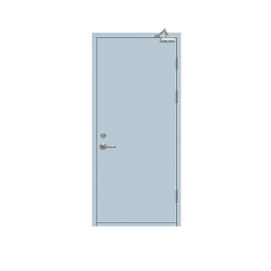 Industrial steel insulated fire doors