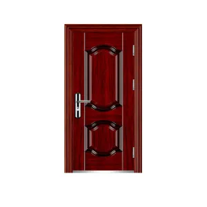 Anti-pry and anti-theft steel door