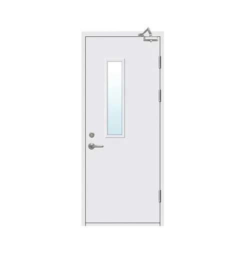 High-strength steel fire doors