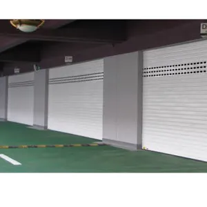 Industrial wind-resistant roller shutters