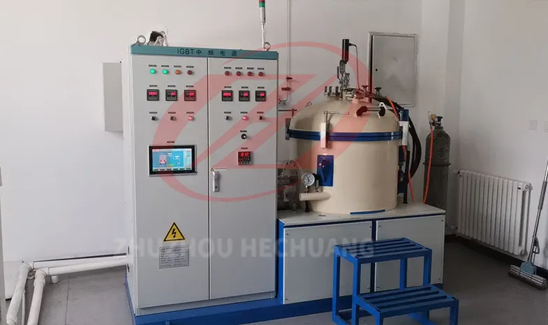 Vertical experimental graphitization furnace